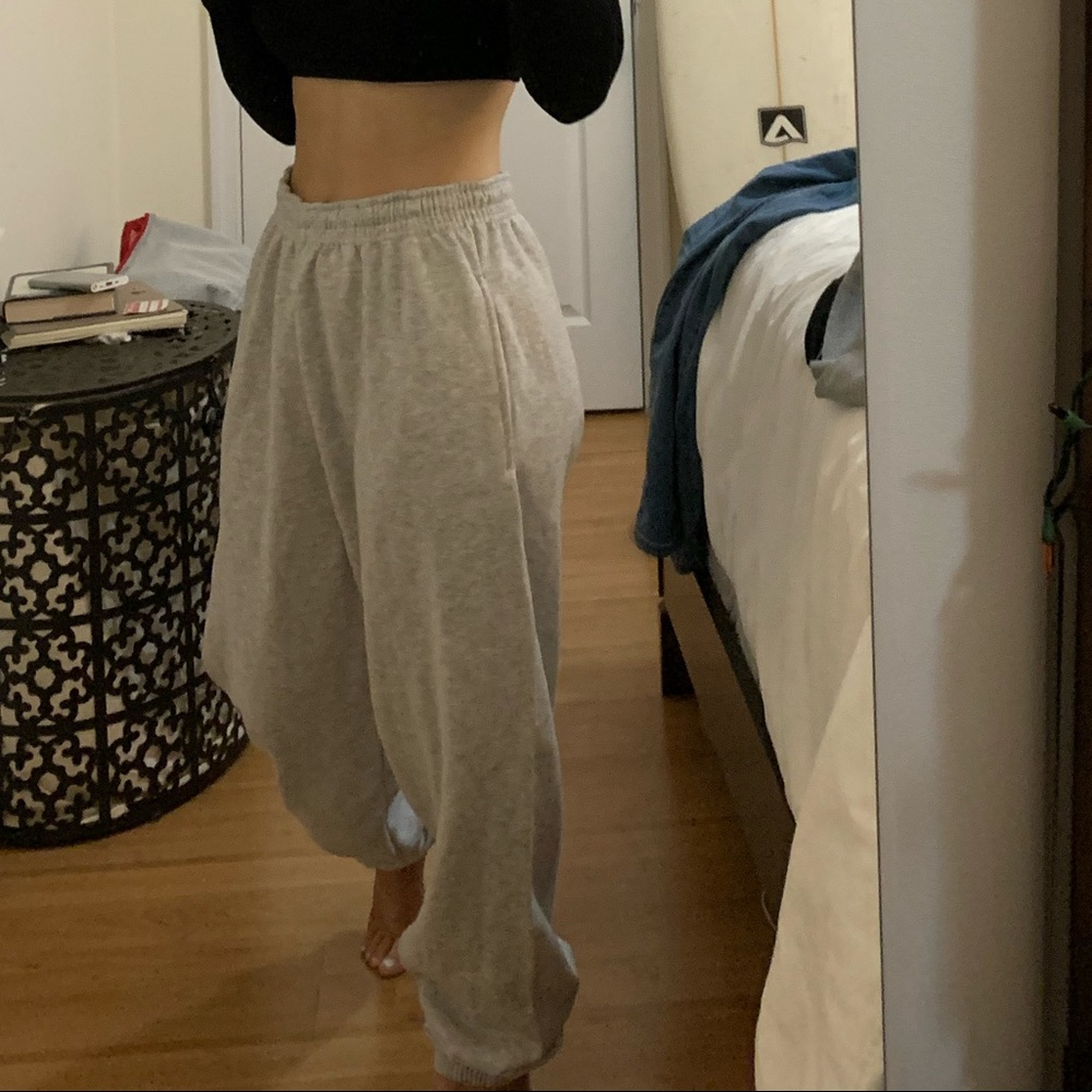 Pretty little thing light grey joggers